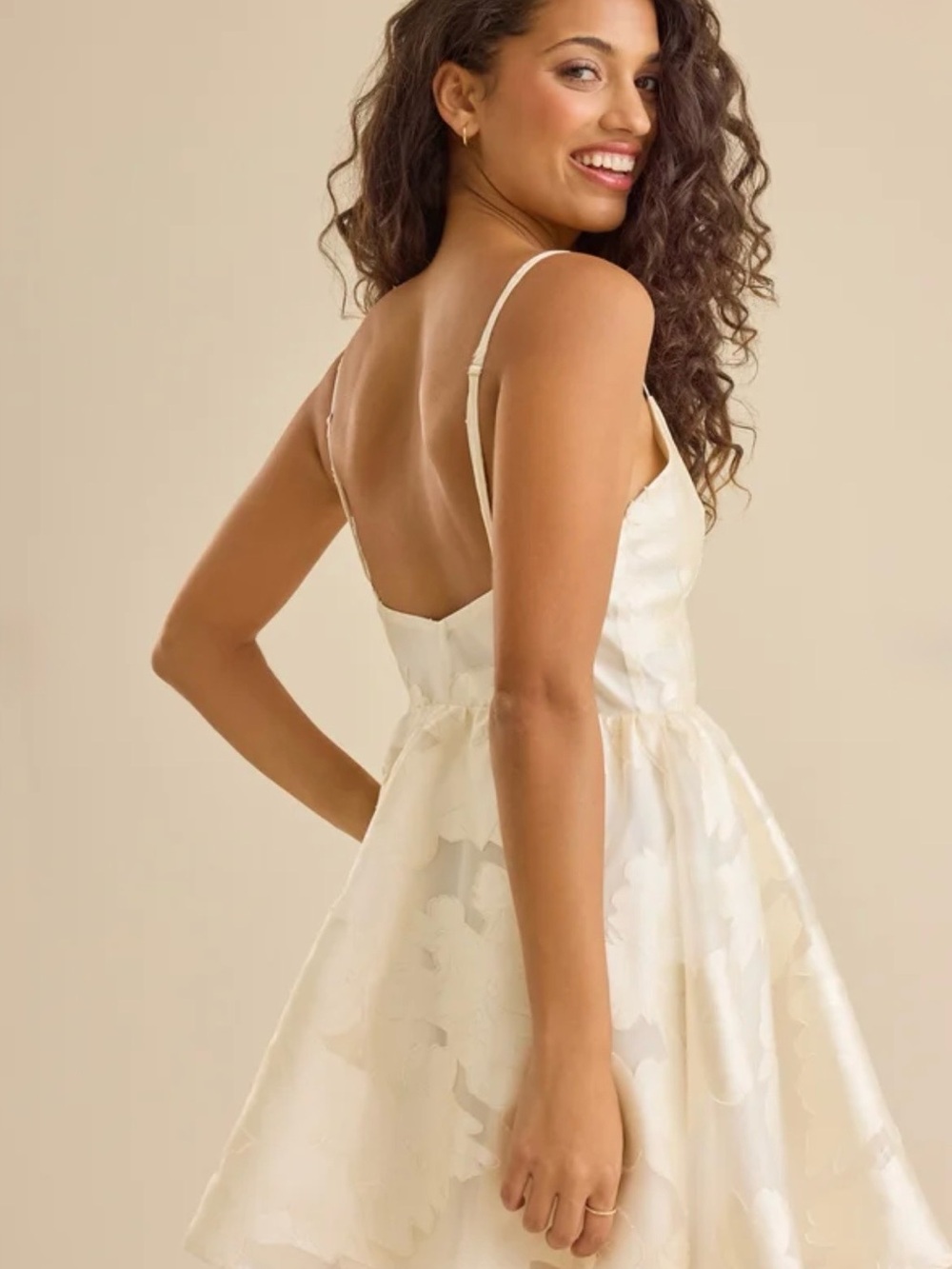Altar'd State Novalee Satin Mini Dress - Picture 5 of 7